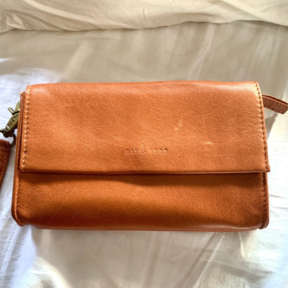 Day and Mood leather clutch wallet wristlet NWT